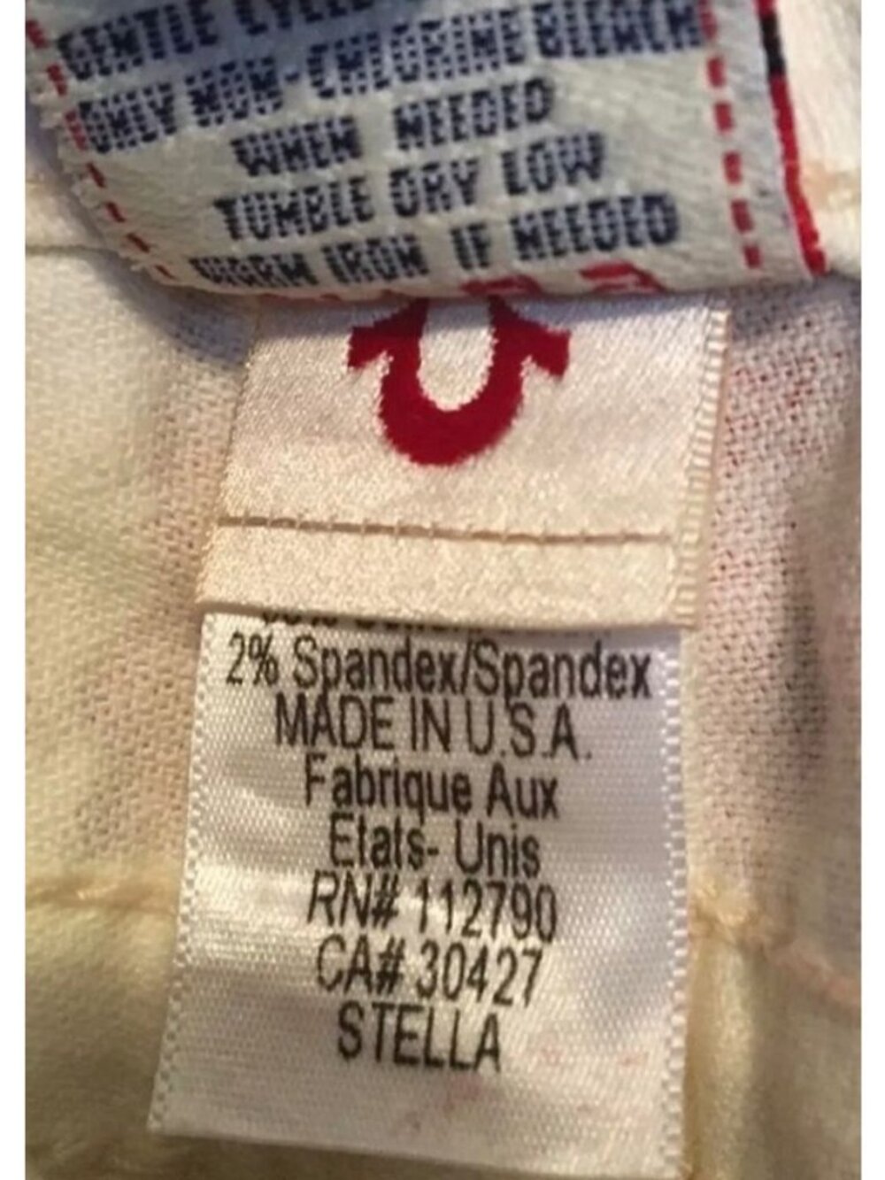 True Religion Maroon Red Embellished Jeans Vintage - Picture 10 of 14